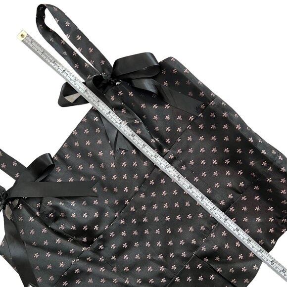 Vintage Mario Balthazar Womens Satin Whimsygoth Coquette‎ Bustier Top Black 12 - Picture 12 of 12